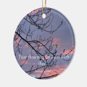 Jesaja-41:10 Bibel-Vers Keramik Ornament (Links)