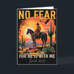 Jesaja 41,10 Cowboy-Bibelvers christlich-westlich  Karte<br><div class="desc">Jesaja 41_10 Cowboy-Bibelvers christlich-westlich Jesus Männer</div>