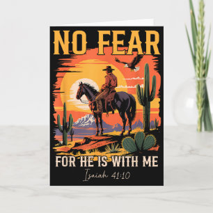 Jesaja 41_10 Cowboy-Bibelvers christlich-westlich  Karte