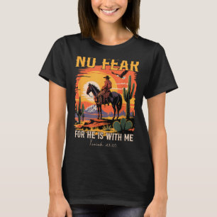 Jesaja 41_10 Cowboy-Bibelvers christlich-westliche T-Shirt