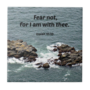 Jesaja-41:10 Furcht nicht, denn ich sind mit thee. Fliese