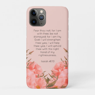 Jesaja 41,10 iPhone 11 Pro Hülle | Rosa Blumen