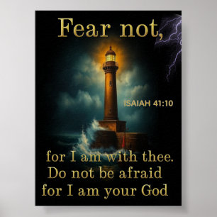 JESAJA 41:10 Schrift Poster