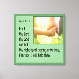 Jesaja 41:13 leinwanddruck