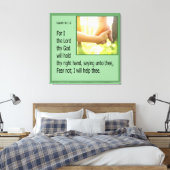 Jesaja 41:13 leinwanddruck (Insitu (Schlafzimmer))