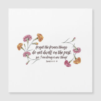 Jesaja-43:18 - 19 magnetkarte