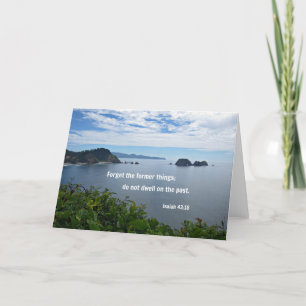 Jesaja 43:18 Vergiss das Erste; nicht... Karte
