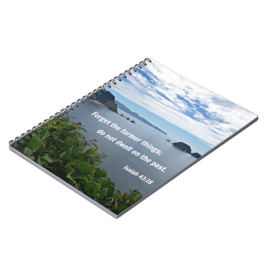 Jesaja 43:18 Vergiss das Erste; nicht... Notizblock (Linke Seite)