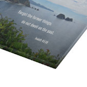 Jesaja 43:18 Vergiss das Erste; nicht... Schneidebrett (Ecke)