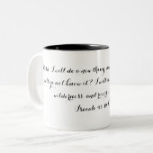 Jesaja-43:19-Tasse Zweifarbige Tasse (Vorderseite Links)