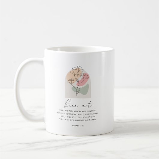 Jesaja 43,1-3 Fürchte dich nicht Becher Kaffeetasse (Links)