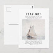 Jesaja 43:1-3 Fürchte dich nicht Postkarte (Vorne/Hinten)