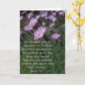 Jesaja-52:7 Karte (Gelbe Blume)