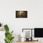 Jesaja 53:5 Kreuzposter – Durch Seine Wunden Poster (Heimbüro)