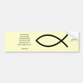 JESAJA-53:6 AUTOAUFKLEBER (Vorne)