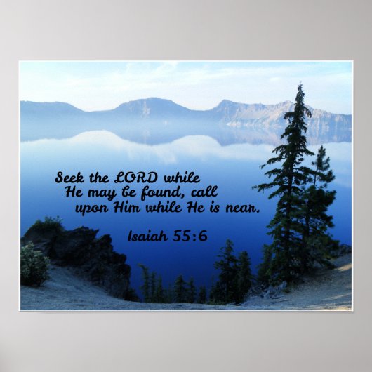 Jesaja 55:6 Seele den Herrn, während Er gefunden w Poster (Vorne)
