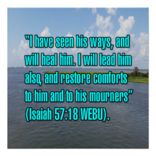 Jesaja 57:18 WEBU Poster