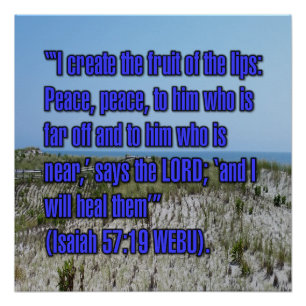Jesaja 57:19 WEBU Poster