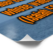 Jesaja 58:9-11 WEBU Poster (Ecke)