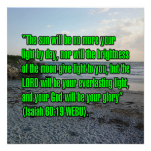 Jesaja 60:19 WEBU Poster