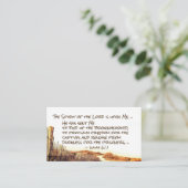 Jesaja 61:1 Der Geist des Herrn ist auf mir Visitenkarte (Stehend Vorderseite)