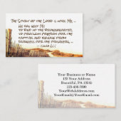 Jesaja 61:1 Der Geist des Herrn ist auf mir Visitenkarte (Vorne/Hinten)