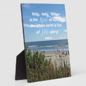 Jesaja 6:3 Heilig, heilig, heilig, heilig ist der Fotoplatte (Seite)