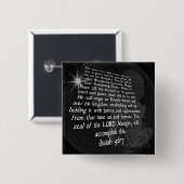 Jesaja-9:6 - 7 an uns ist ein Kind geboren - Jesus Button (Vorne & Hinten)