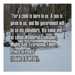Jesaja 9:6 WEBU Poster