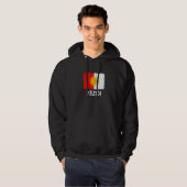 Jesidische Flagge Ezidi Hoodie (Vorne ganz)