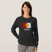 Jesidische Flagge Ezidi T-Shirt (Vorne ganz)