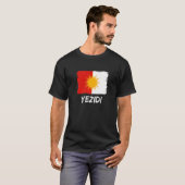 Jesidische Flagge Ezidi T-Shirt (Vorne ganz)