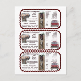 JesPiddlin Kreationen / Farm Fotos Bus. Karten