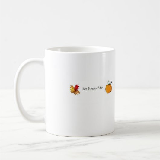 Jess Kürbis-Flecken-Tasse Kaffeetasse (Links)