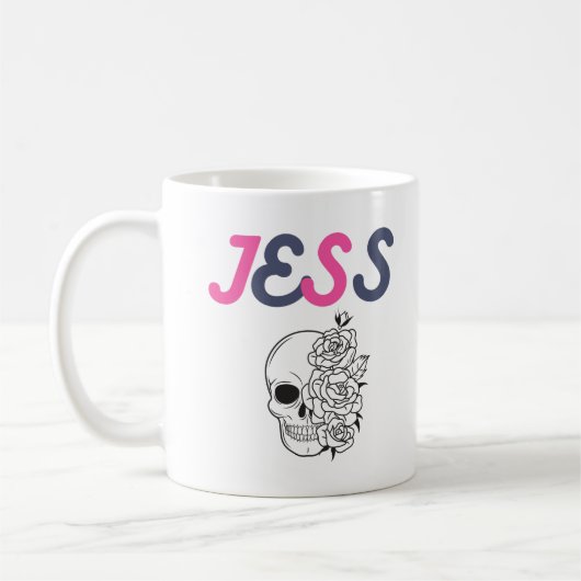 Jess (nur ein Name) Kaffeetasse (Links)