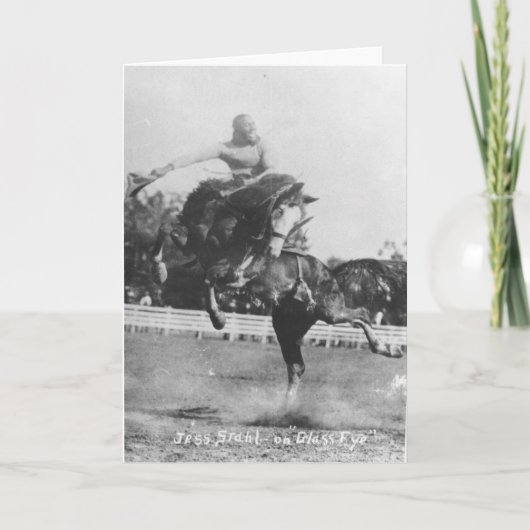 Jess Stahl auf Glas Auge. Karte (Vorderseite)