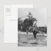 Jess Stahl auf Glas Auge. Postkarte (Vorne/Hinten)