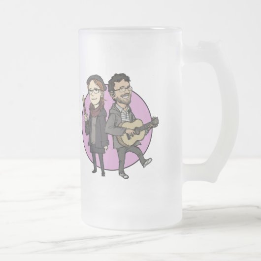 Jess und Brian GP-Kollektor-Schale Mattglas Bierglas (Rechts)