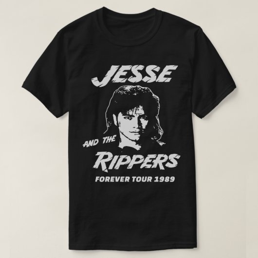 Jesse and the Rippers Funny 90s T-Shirt (Design vorne)