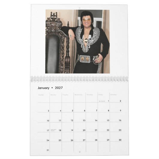 Jesse Aron Gewohnheit Druckkalender Kalender (Jan 2027)
