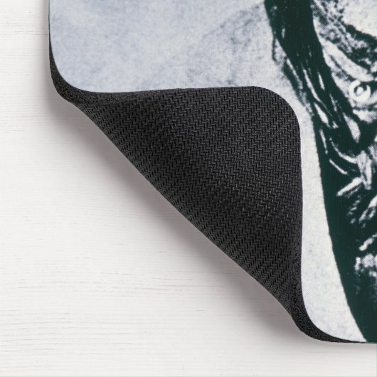 Jesse Chisholm (b/w Foto) Mousepad (Ecke)