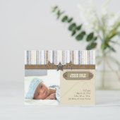 Jesse Colse Birth Ankündigungen (Stehend Vorderseite)