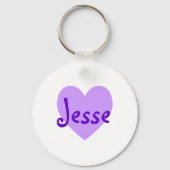 Jesse in Lila Schlüsselanhänger (Vorderseite)