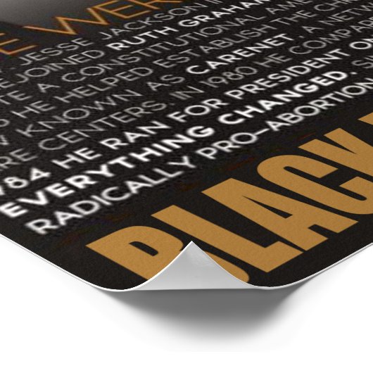 Jesse Jackson Poster (Ecke)