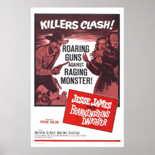 Jesse James Meets Frankenstein Daughter Poster