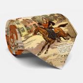Jesse James Outlaw Bank Robber Comic Book Krawatte (Gerollt)