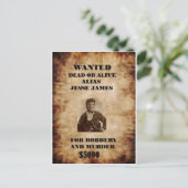jesse james postkarte (Stehend Vorderseite)