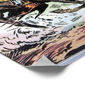 Jesse James Train Robbery Poster (Ecke)