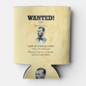 Jesse James Wollte Outlaw 🚨 Wild West USA Dosenkühler (Vorderseite)