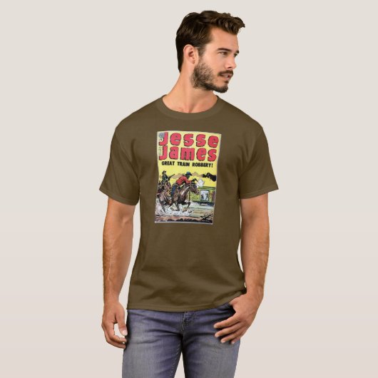 Jesse James Zug-Raub T-Shirt (Vorne ganz)